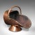 1870s Victorian Antique Helmet Fire Bucket, English Copper Coal Scuttle, Fireside Bin For Sale - Image 10 of 10