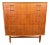 Vintage Danish Mid Century Modern Teak TallBoy Chest of Drawers Dresser For Sale