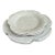 Late 20th Century Portugal White Ceramic Plates by Sur La Table, Set of 5 For Sale