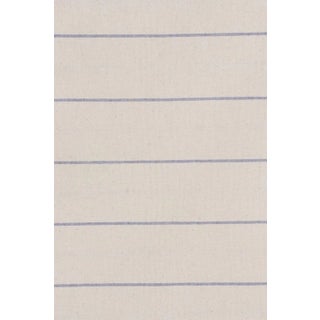 Cadiz Stripe Blue Double Width Fabric - Sample For Sale