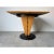 1980’s Postmodern Art Deco-Style Italian Pedestal Game Table With Black Metal Base For Sale - Image 4 of 13