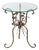 1920s Hollywood Regency Gilt Metal Flowers Bouquet Side Table For Sale