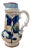 Tall Ceramic Faience Majolica Glazed Cherub Pitcher For Sale