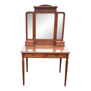 1930’s French Art Deco Vanity/Dressing Table For Sale