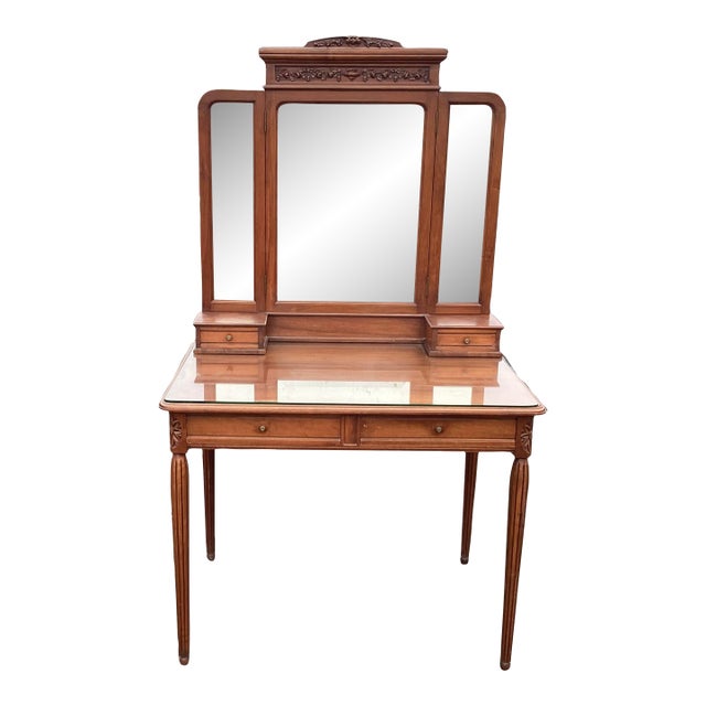 1930’s French Art Deco Vanity/Dressing Table For Sale