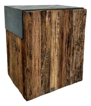 Revelation Organic Modern Reclaimed Pine Jonah Side Table
