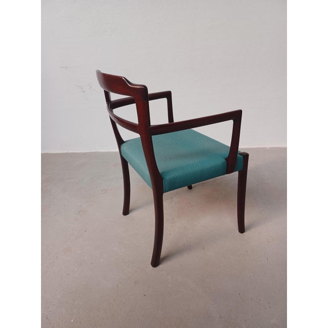 Set of Danish Mahogany Armchairs by Ole Wanscher for A.J. Iversen, Customizable Reupholstery, 1960s For Sale - Image 10 of 14