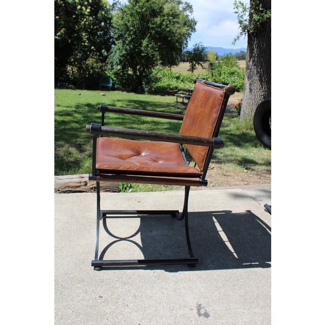 Brown 1960s Cleo Baldon Wrought Iron Dining Set - 5 Pieces For Sale - Image 8 of 8