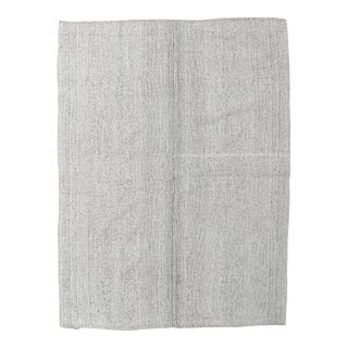 Gray Vintage Turkish Kilim Rug - 5`9″ X 7`9″ For Sale