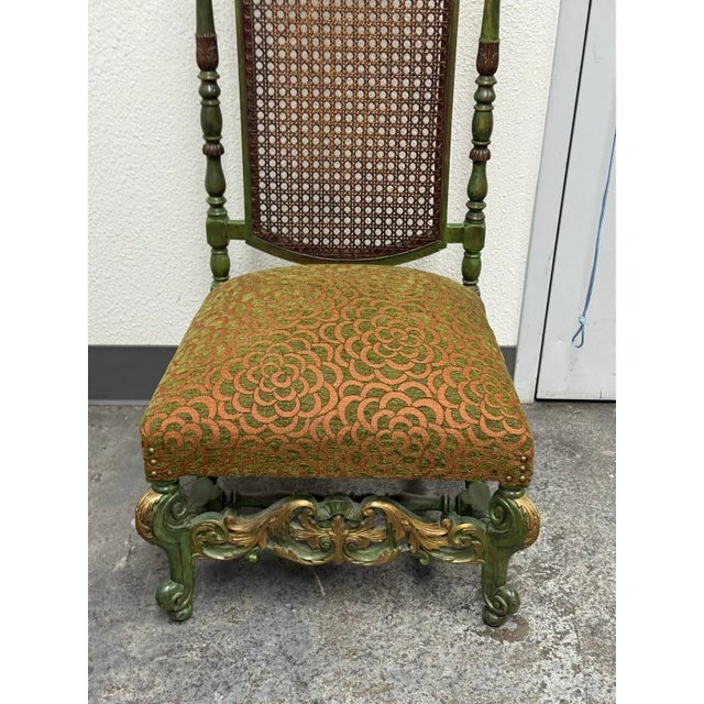 Victorian Wood Caned Side Chair, Antique For Sale - Image 10 of 12