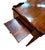 Sienna Georgian-Style Kittinger Tea Table With Scalloped Gallery and Two Pullout Trays For Sale - Image 8 of 10