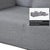 Textile Freistil Corner Sofa in Grey Fabric from Rolf Benz For Sale - Image 7 of 15