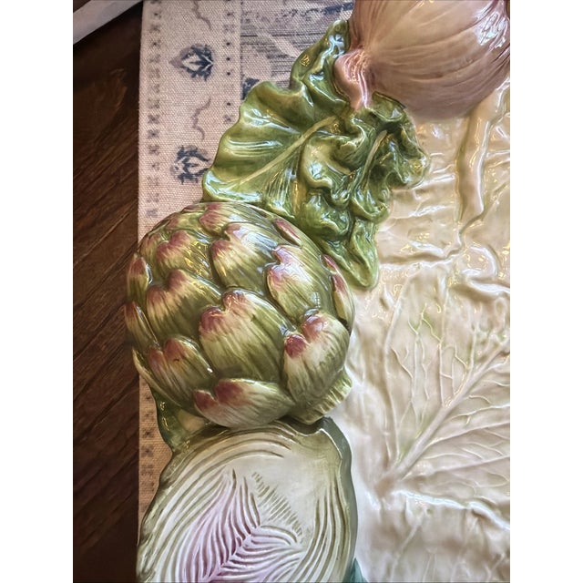 Ceramic Vintage Fitz and Floyd French Market Ceramic Platter For Sale - Image 7 of 9