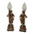 Vintage Maitland-Smith Italian Baroque Style Figural Table Lamps - a Pair For Sale
