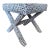Upholstered X Bench For Sale