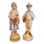 Pair of Early 20th Century German Bisque Figurines of Schoolchildren For Sale