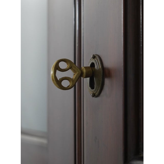 Kittinger Wa-1027 Colonial Williamsburg Mahogany Cupboard For Sale - Image 13 of 18