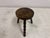 Rustic French Tripod Bobbin-Leg Stool, 1950s For Sale - Image 3 of 9