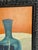 Glass 1961 Mid-Century Modern Still Life With Blue Glass Bottle, Signed For Sale - Image 7 of 12