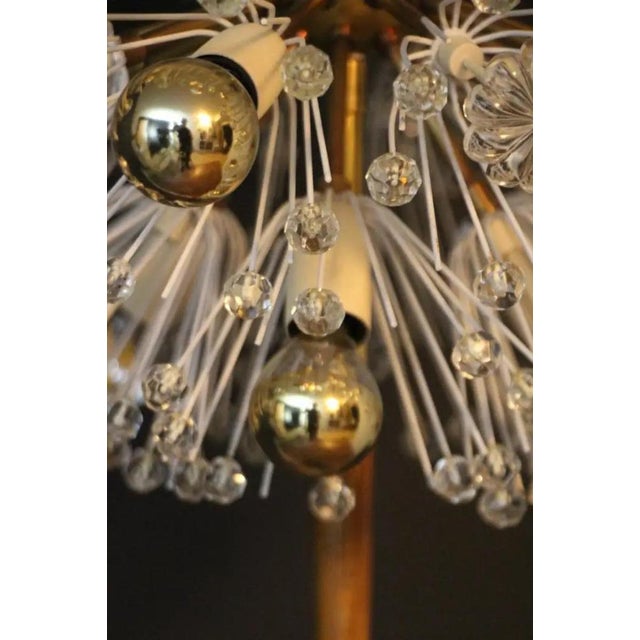 White Vintage Dandelion Floor Lamp by Emil Stejnar for Nikoll, 1950 For Sale - Image 8 of 18