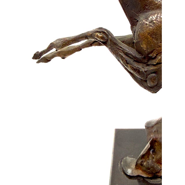 1950s Frank Eliscu Bronze of a Jumping Horse For Sale - Image 12 of 17