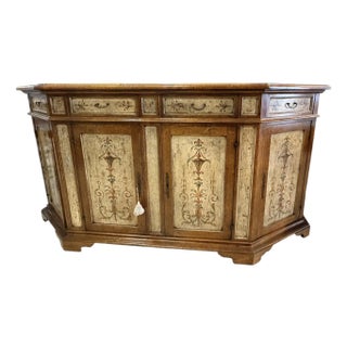 Minton-Spidell Venetian Style Painted Credenza Sideboard Buffet For Sale