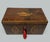 Antique Georgian Mahogany Satinwood Inlaid Jewelry Cigar Conch Shell Casket Box For Sale - Image 4 of 9
