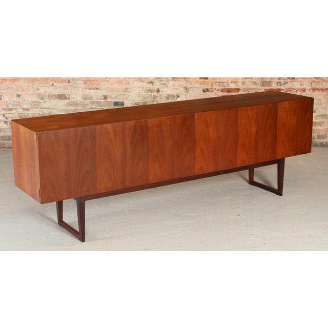 Long Mid-Century Monza Sideboard in Teak by Everest for Heals, 1960s For Sale - Image 3 of 16