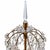 Transparent X-Large Pair of Antique French Louis XVI Style Crystal Cut & Gilt Metal Girandoles/Candelabras, Baccarat Style, Table Lamps For Sale - Image 8 of 11