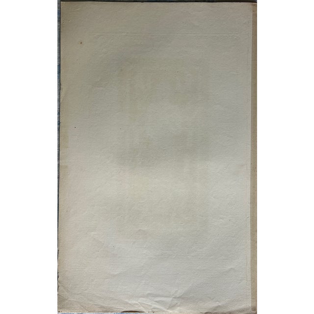 Mid 19th Century Etching Reproduction of 13th Century Tomb by French Artist Nicolas Xavier Willemin For Sale - Image 4 of 4