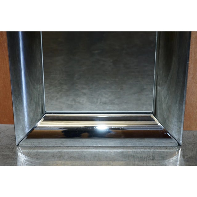 Full Length Cushion Framed Wall Mirrors with Curved Frames, Set of 2 For Sale - Image 6 of 13