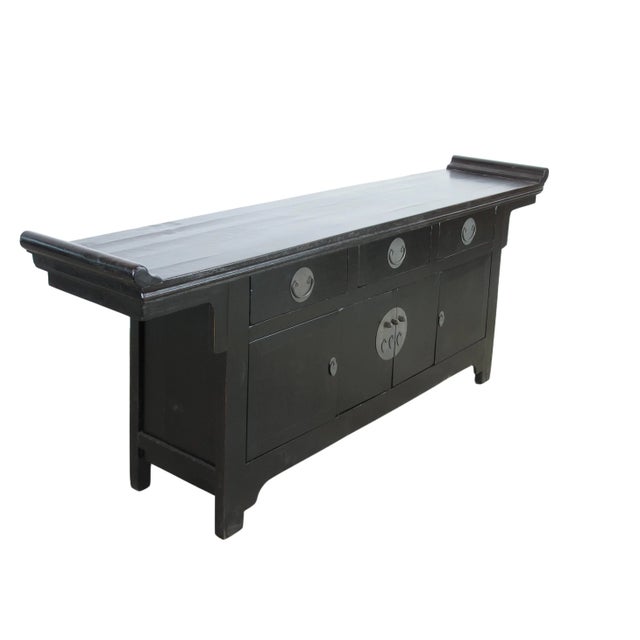 Late 19th Century Late 19th Century Antique Beijing Altar Sideboard With Extended Top For Sale - Image 5 of 12
