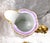 1940s Purple Floral Chocolate Pot With Ornate Gold Handle For Sale - Image 10 of 12