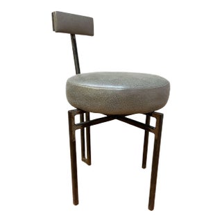 Vintage Modernist Accent Chair Newly Reupholstered For Sale