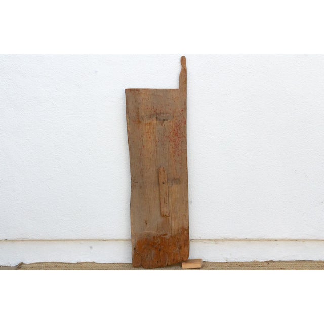 Antique African Sanctuary Carved Door For Sale In Los Angeles - Image 6 of 7