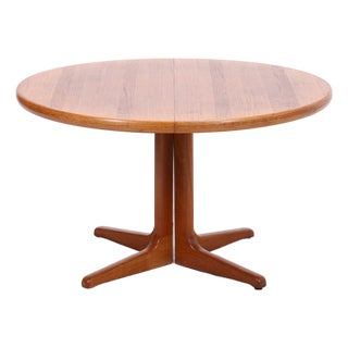 Vintage Extendable Teak Dining Table by CJ Rosengaarden, 1960s For Sale