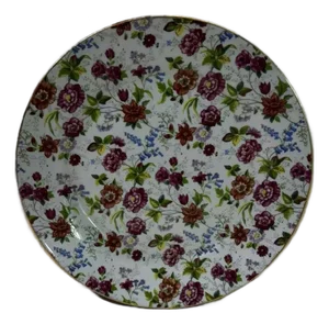 Romantic Floral Ceramic Plate