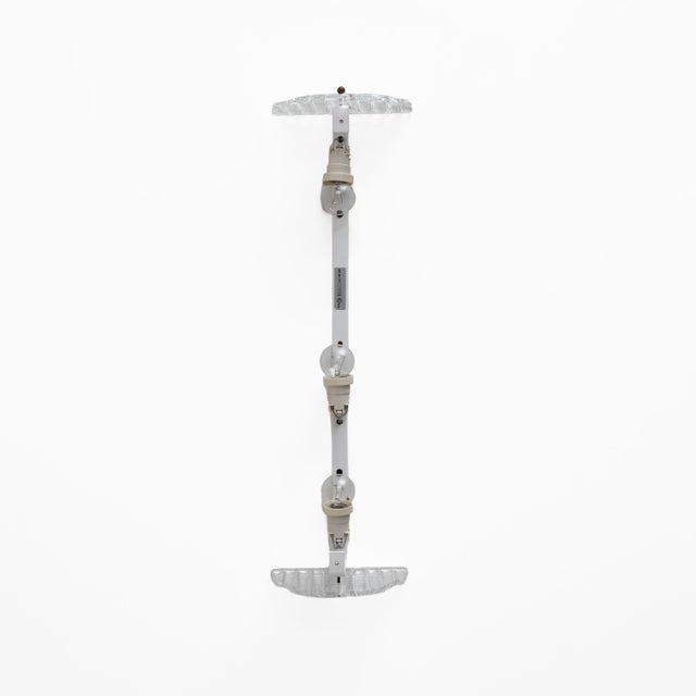 Modern Italian Murano Glass Textured Wall Sconces, 2000, Set of 2 For Sale - Image 9 of 10
