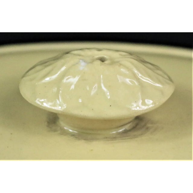 Late 19th Century Late 19th Century French Yellow Ware Cassarole W/ High Domed Lid For Sale - Image 5 of 8