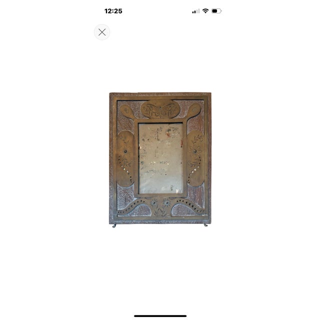 French Brass Picture Frame, Circa. 1910 For Sale - Image 14 of 14