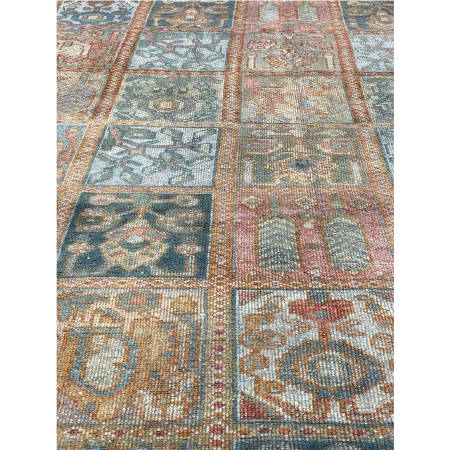 Textile 1940s Vintage Old Persian Bakhtiari Area Rug 5x10 For Sale - Image 7 of 10