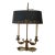 Bronze Bouillotte Lamp With Adjustable Tole Shade For Sale