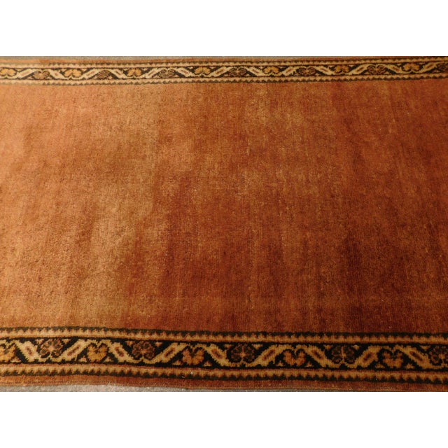 Textile 1930s Hand Knotted Persian Mahar Runner For Sale - Image 7 of 13