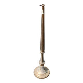 Antique Art Nouveau Bronze Marked Floor Lamp Base For Sale