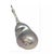 Silver Diamond Freshwater Pearl Earrings 14 Karat Gold Grey 23.2 Mm Certified For Sale - Image 8 of 13