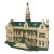 Rare Antique 1890's Ives, Blakeslee & Company Palace Green Cast Iron Still Bank For Sale