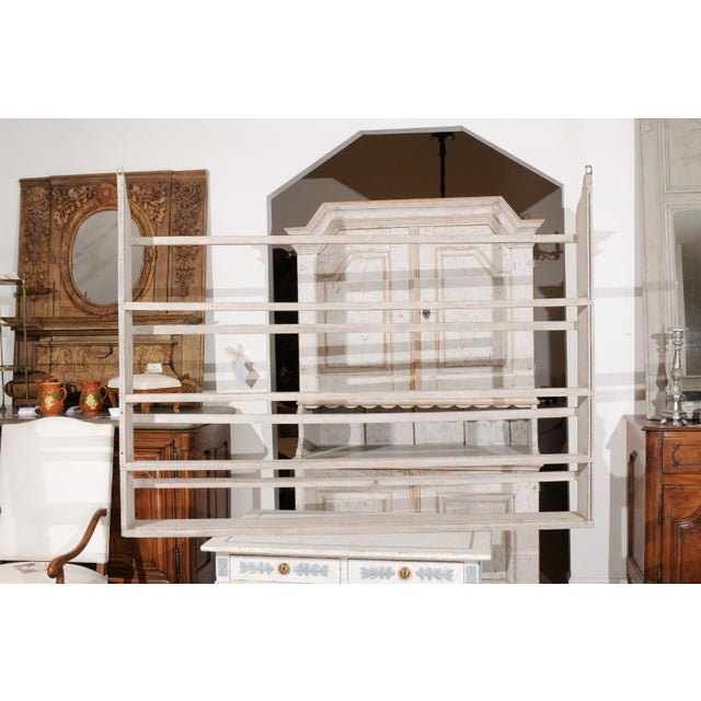 20th Century Swedish Painted Wood Plate Rack Chairish