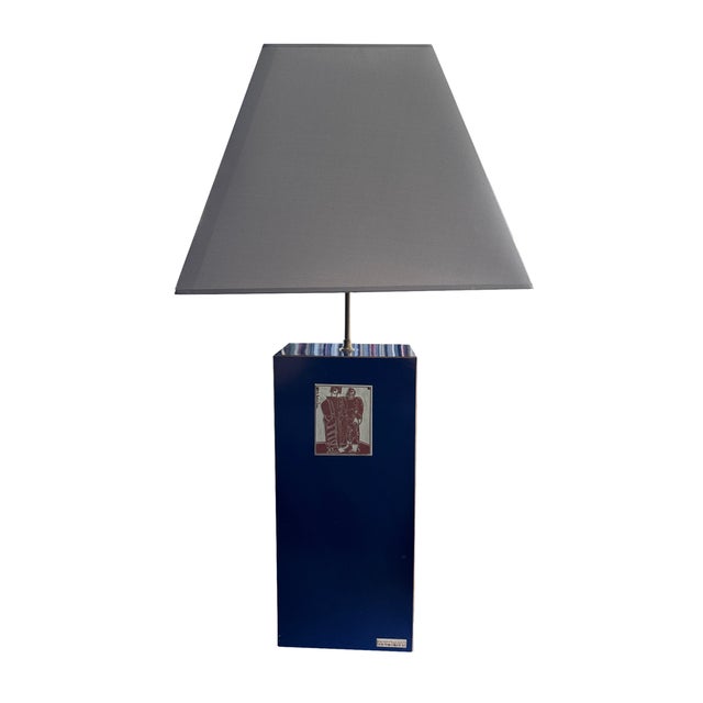 Large Vintage Table Lamp by Alain Michel Boucher, 1970 For Sale - Image 11 of 11