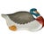 Contemporary Late 20th Century Indonesian Folk Art Multicolor Hand-Painted Wood Duck Tray For Sale - Image 3 of 6