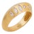 Vintage Diamond 18k Yellow Gold Band, Size 6.25 For Sale